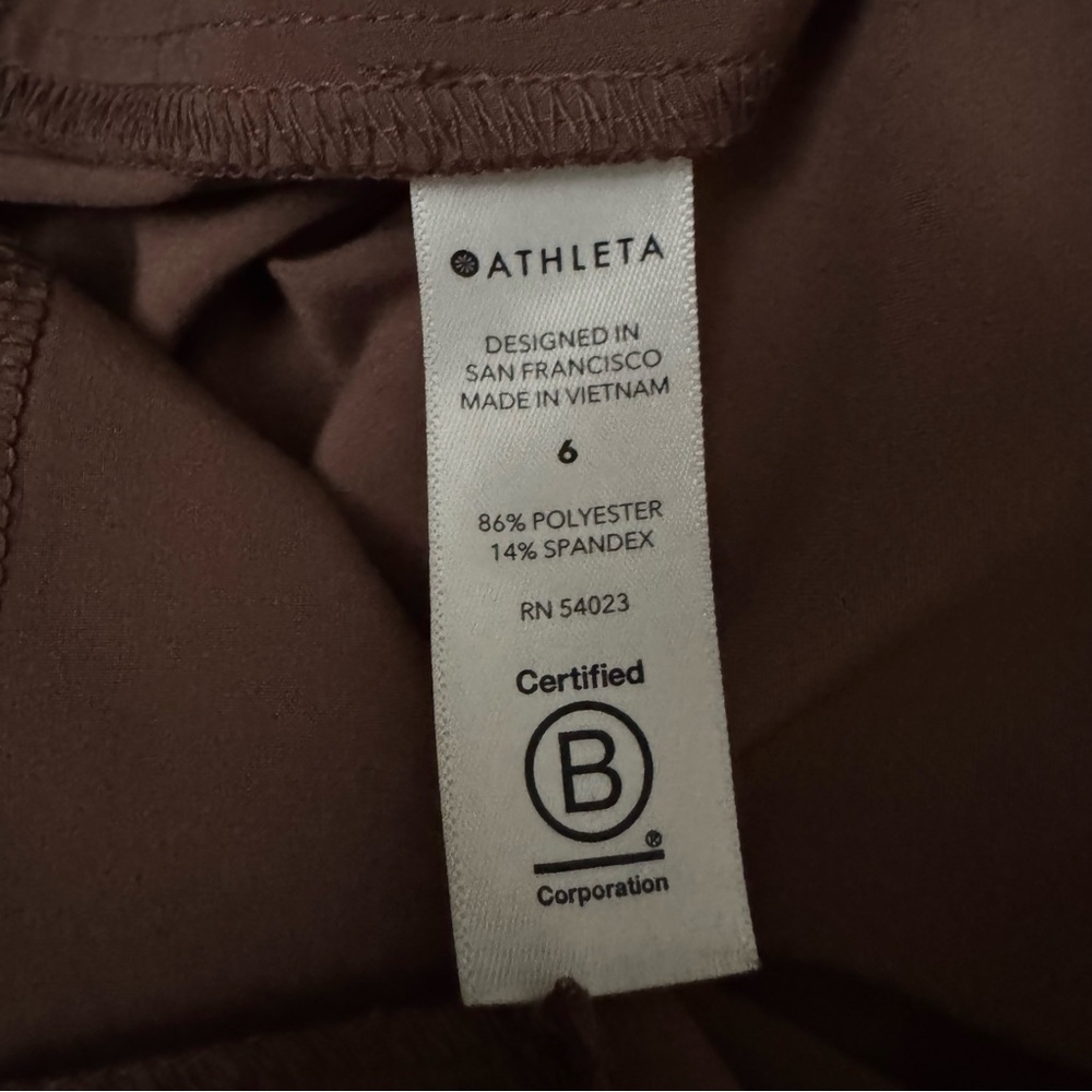 Athleta Venture Pant Size 6 in Hearth Rose - Picture 10 of 12